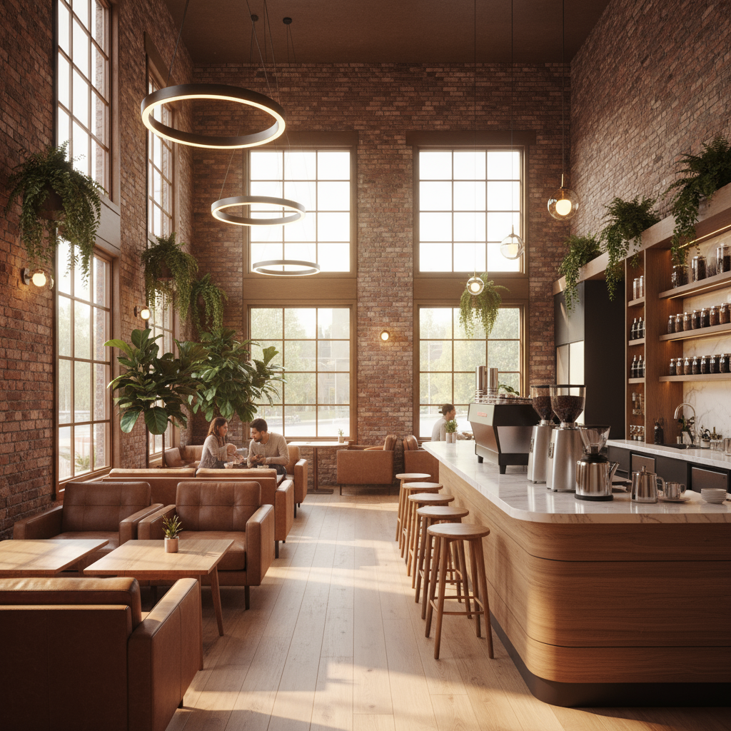 瑰夏时光咖啡厅内景