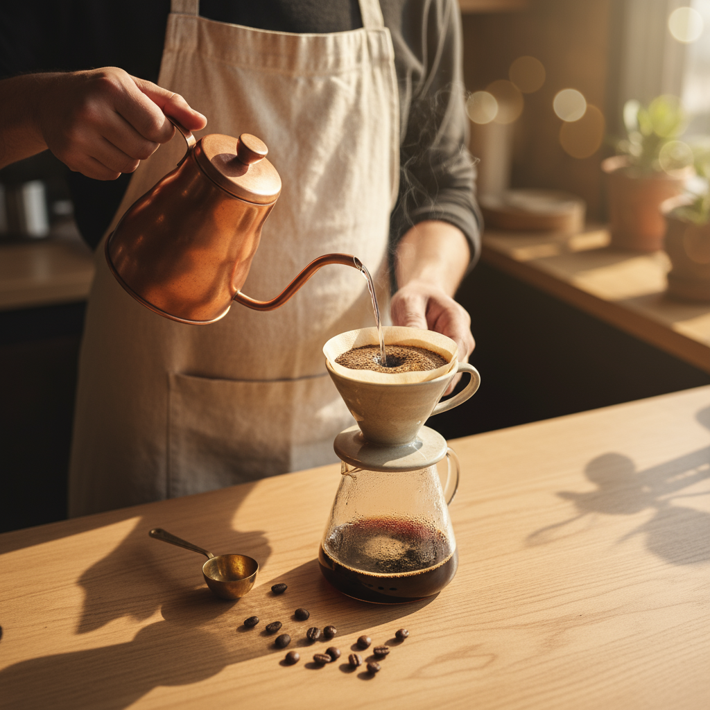 手冲咖啡制作过程